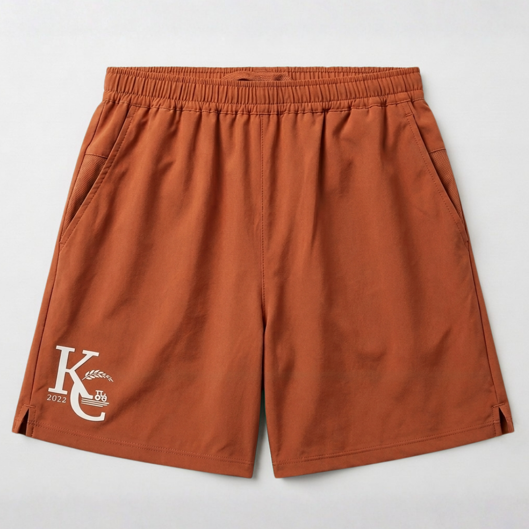 Performance Shorts - Orange Rust