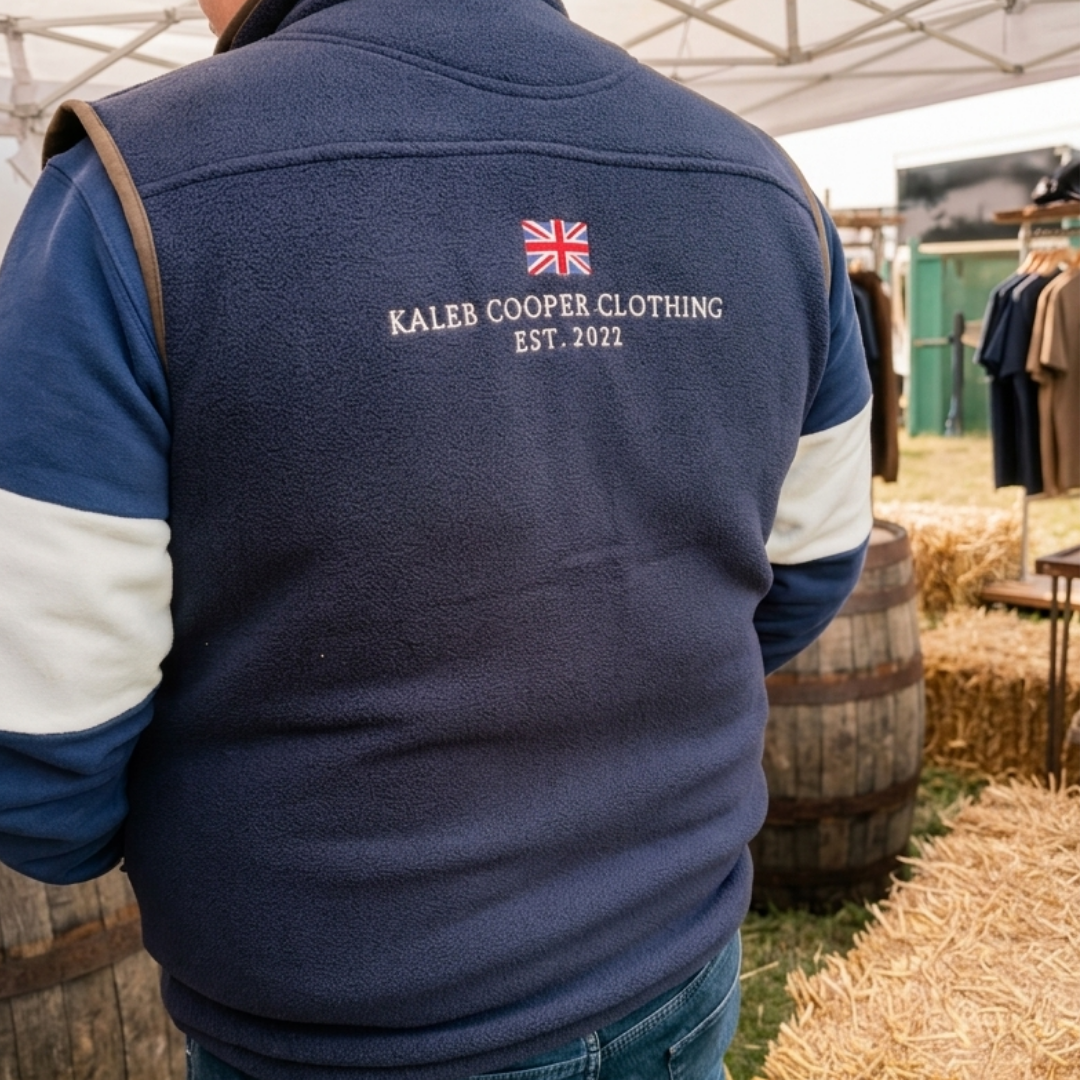 Men's Fleece Gilet - Navy