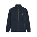 Ladies Half Zip Fleece - Navy